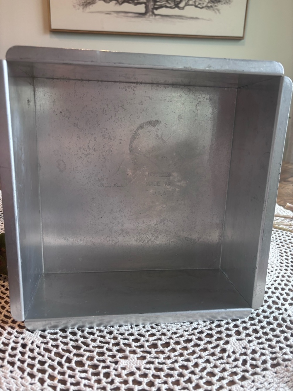 AMERICA CAKE DECORATING SUPPLIES INC Cake Pan  4” x 10” x 10” Made In USA